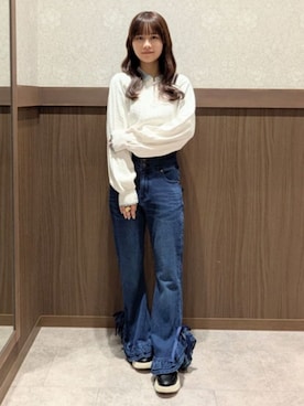 axes femmeさん（レディース・150cm）の冬コーディネート