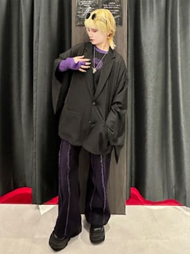 「AXES-X（アクシーズエックス）のアイテム」を使った、axes femmeさん（レディース・155cm）の冬コーディネート