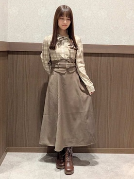 axes femmeさん（レディース・150cm）の冬コーディネート