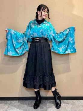 「AXES-X（アクシーズエックス）のアイテム」を使った、axes femmeさん（レディース・163cm）の秋コーディネート