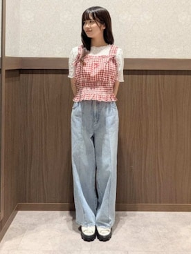「axes femme（アクシーズファム）のアイテム」を使った、axes femmeさん（レディース・150cm）の夏コーディネート