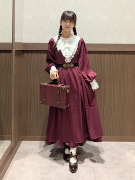 「アイテム（パンプス）」を使った、axes femmeさん（レディース・150cm）の秋コーディネート