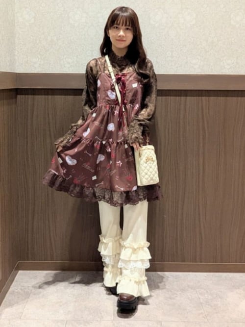 バレンタインプリントチュニック（チュニック）｜axes femme