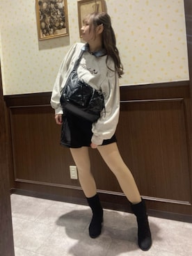 「axes femme（アクシーズファム）のアイテム（カーゴパンツ）」を使った、axes femmeさん（レディース・165cm）の秋コーディネート