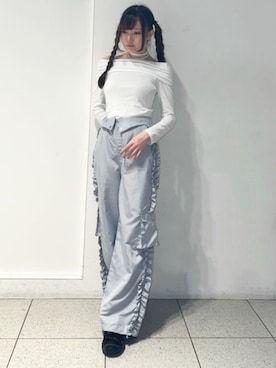 「axes femme POETIQUE（アクシーズファムポエティック）のアイテム（スニーカー）」を使った、axes femmeさん（レディース・160cm）の秋コーディネート