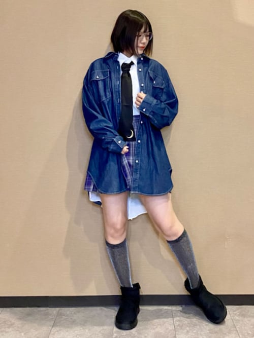 【Selected Femme】 セレクドテッドファム　シャツ S XS 刺繍入りスキッパーシャツ[品番：IGAW0005218]｜axes femme