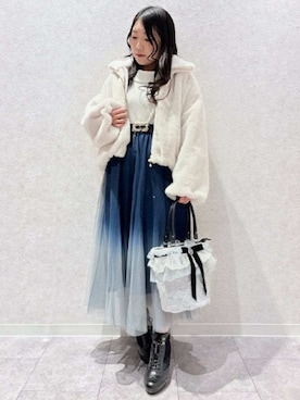 axes femmeさん（レディース・156cm）の冬コーディネート