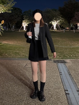 「アイテム（ソックス/靴下）」を使った、とあさん（レディース・160cm・20代）の秋コーディネート