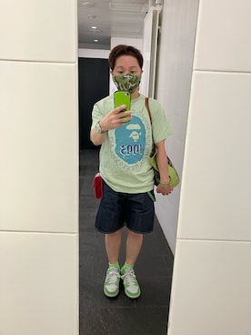 「アイテム（スマホグッズ）」を使った、名和 賢悟さん（メンズ・159cm）の秋コーディネート