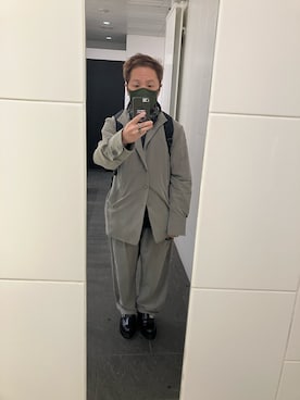 「A BATHING APE（アベイシングエイプ）のアイテム（その他）」を使った、名和 賢悟さん（メンズ・159cm）の秋コーディネート
