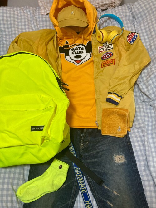 HYSTERIC GLAMOUR（ヒステリックグラマー）の「HG SPARKSアップリケ