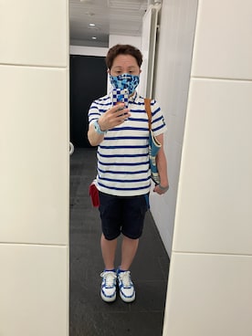 「アイテム（パンツ）」を使った、名和 賢悟さん（メンズ・159cm・50代）の秋コーディネート