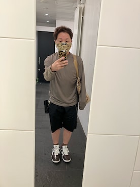 「アイテム（Tシャツ/カットソー）」を使った、名和 賢悟さん（メンズ・159cm・50代）の秋コーディネート