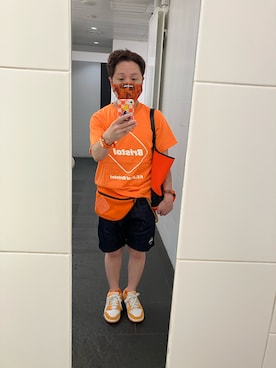 「アイテム（スマホグッズ）」を使った、名和 賢悟さん（メンズ・159cm）の夏コーディネート