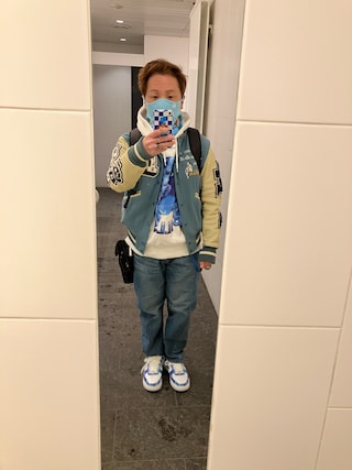 whitesville スタジャン 黒 ウール レザー 複数刺繍パッチ付き　専用 WILDAZI – PPP STUDIOS