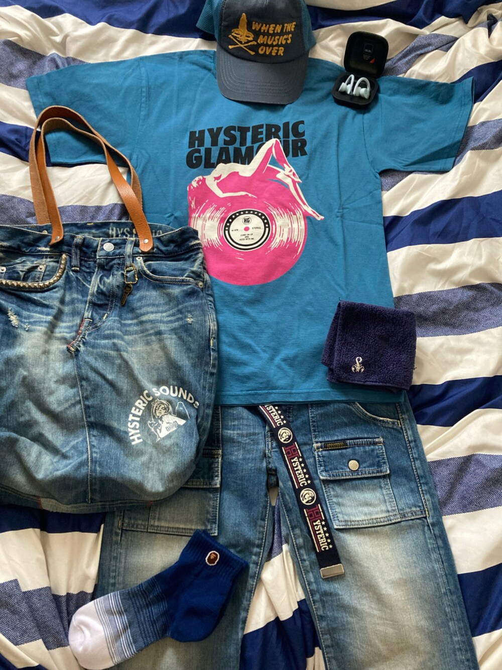 ヒステリックグラマー HYSTERIC JEANS刺繍 メッシュキャップ HYSTERIC GLAMOUR - [購入は1人1点まで] HYSTERIC JEANS刺繍