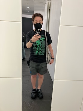 「アイテム（トートバッグ）」を使った、名和 賢悟さん（メンズ・159cm・50代）の夏コーディネート