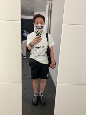 「アイテム（スマホケース/カバー）」を使った、名和 賢悟さん（メンズ・159cm）の夏コーディネート