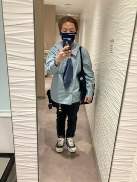 「SOPHNET.（ソフネット）のアイテム（PC・スマホグッズ/家電）」を使った、名和 賢悟さん（メンズ・159cm）の春コーディネート