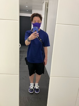 「アイテム（PC・スマホグッズ/家電）」を使った、名和 賢悟さん（メンズ・159cm）の夏コーディネート