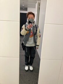 ヒステリックグラマー ワッペン　ロゴ　ジップアップ　ジャケット HYSTERIC GLAMOUR（ヒステリックグラマー）の「Supreme/HYSTERIC