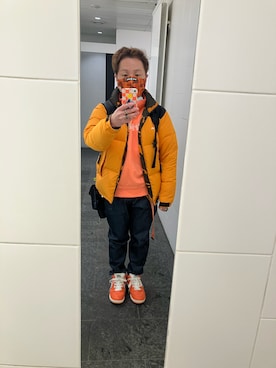 「アイテム（スマホケース/カバー）」を使った、名和 賢悟さん（メンズ・159cm）の冬コーディネート