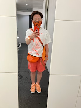 「アイテム（トートバッグ）」を使った、名和 賢悟さん（メンズ・159cm・50代）の夏コーディネート
