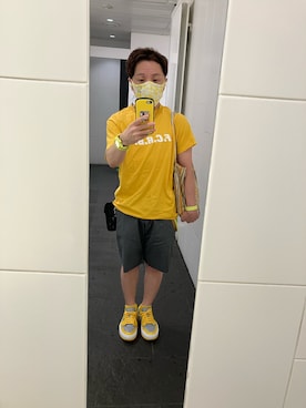 「アイテム（デジタル腕時計）」を使った、名和 賢悟さん（メンズ・159cm・50代）の夏コーディネート