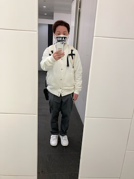 「アイテム（パンツ）」を使った、名和 賢悟さん（メンズ・159cm・50代）の秋コーディネート