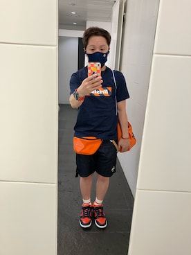 「アイテム（PC・スマホグッズ/家電）」を使った、名和 賢悟さん（メンズ・159cm・50代）の夏コーディネート