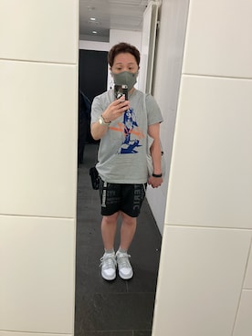 「アイテム（バッグ）」を使った、名和 賢悟さん（メンズ・159cm）の夏コーディネート