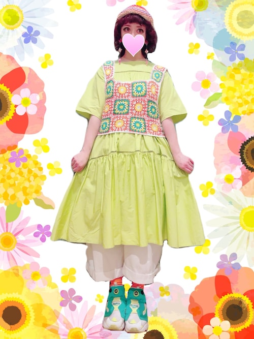 セール】はしごレースティアードミニワンピ（ワンピース）｜coca（coca