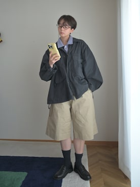 「KBF（ケイビーエフ）のアイテム（その他パンツ）」を使った、kinoko.さん（レディース・157cm）の夏コーディネート