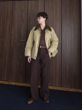 「MUHET（ミュエータ）のアイテム」を使った、kinoko.さん（レディース・157cm）の春コーディネート