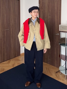 「VICTIM（ヴィクティム）のアイテム」を使った、kinoko.さん（レディース・157cm）の冬コーディネート