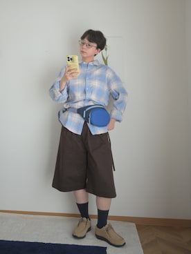 「KBF（ケイビーエフ）のアイテム」を使った、kinoko.さん（レディース・157cm）の夏コーディネート