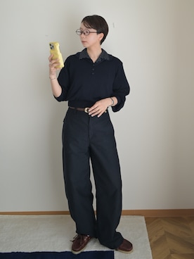 「MUHET（ミュエータ）のアイテム」を使った、kinoko.さん（レディース・157cm）の春コーディネート