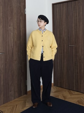 「メガネ女子」｜kinoko.さん（レディース・157cm）の秋コーディネート