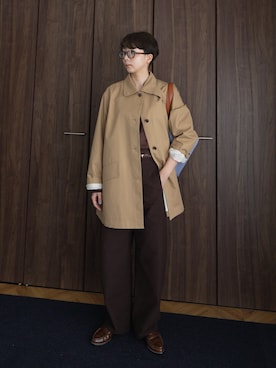 「MUHET（ミュエータ）のアイテム」を使った、kinoko.さん（レディース・157cm）の春コーディネート