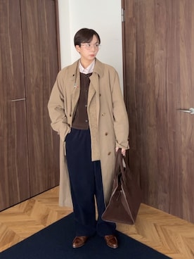 「VICTIM（ヴィクティム）のアイテム」を使った、kinoko.さん（レディース・157cm）の冬コーディネート