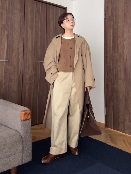 6（ロク）の「＜6(ROKU)＞コットン チノ パンツ（チノパンツ）」 - WEAR