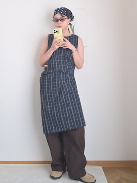 「HEILIS（ヘイリス）のアイテム」を使った、kinoko.さん（レディース・157cm）の夏コーディネート