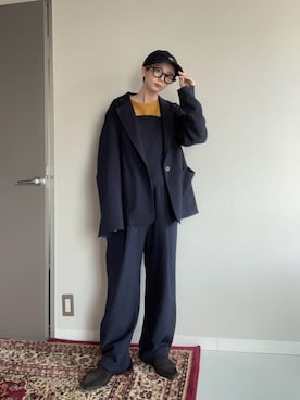 「JANTZEN（ジャンセン）のアイテム」を使った、kinoko.さん（レディース・157cm）の冬コーディネート