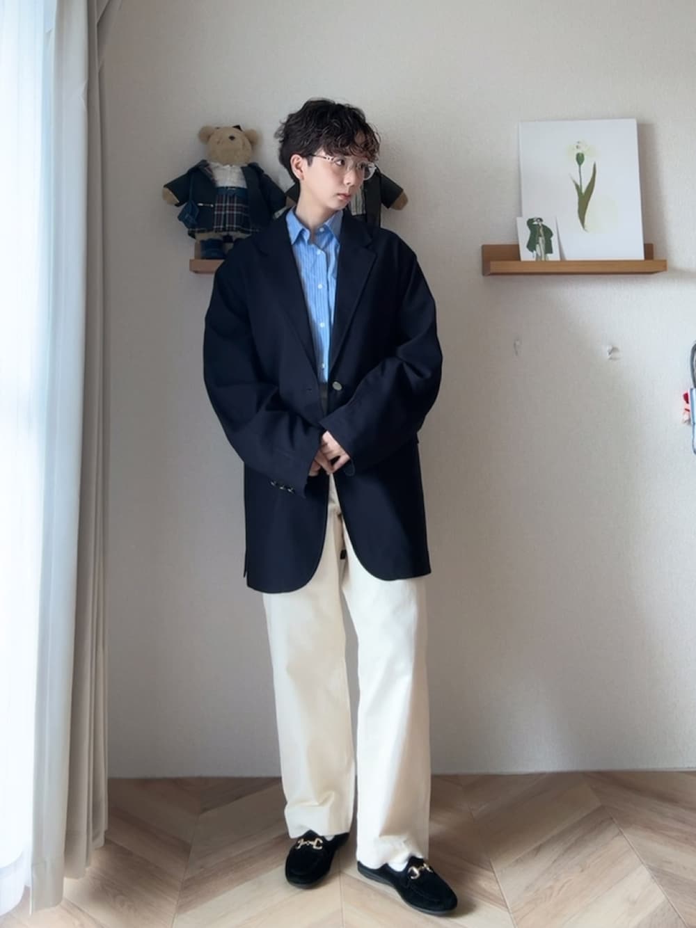 kinoko.｜green label relaxingのテーラードジャケットを使った