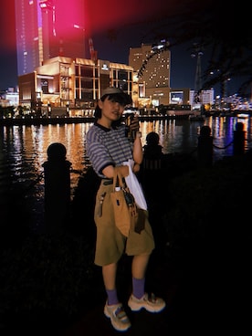 「U.S. POLO ASSN.（ユーエスポロアッスン）のアイテム」を使った、Mahomi𓅯  さん（レディース・162cm）の春コーディネート