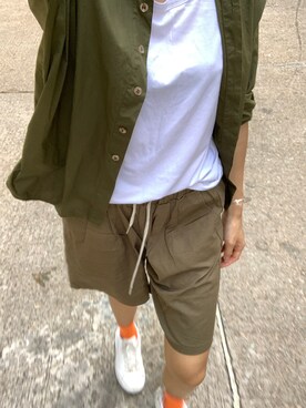 「男友風」｜Ting Waiさん（レディース・175cm）の夏コーディネート