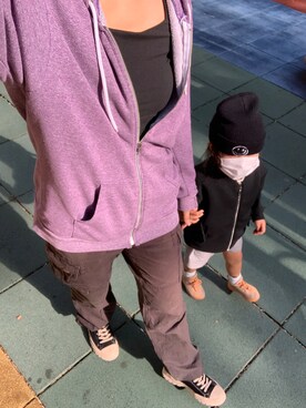 「lativ（ラティーヴ）のアイテム（パンツ）」を使った、Ting Waiさん（レディース・175cm）の冬コーディネート