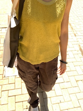 「lativ（ラティーヴ）のアイテム（パンツ）」を使った、Ting Waiさん（レディース・175cm）の秋コーディネート