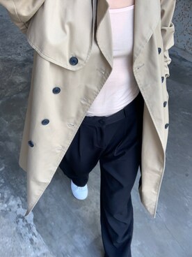 「oversize」｜Ting Waiさん（レディース・175cm）の春コーディネート