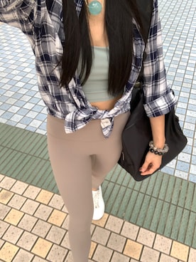 「鹽系風格」｜Ting Waiさん（レディース・175cm）の夏コーディネート